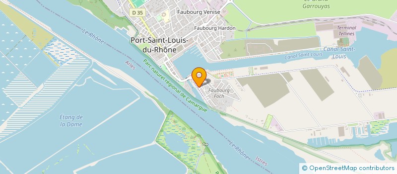 localisation de l'entreprise CLUB NAUTIQUE RHODANIEN à PORT-SAINT-LOUIS