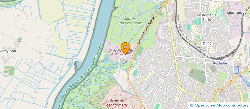 localisation de l'entreprise CLUB NAUTIQUE ROCHEFORTAIS  ROCHEFORT