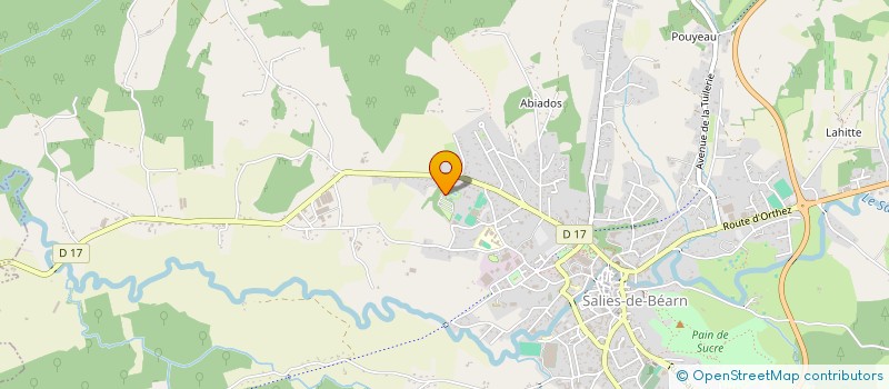 localisation de l'entreprise CLUB NAUTIQUE SALISIEN à SALIES DE BEARN
