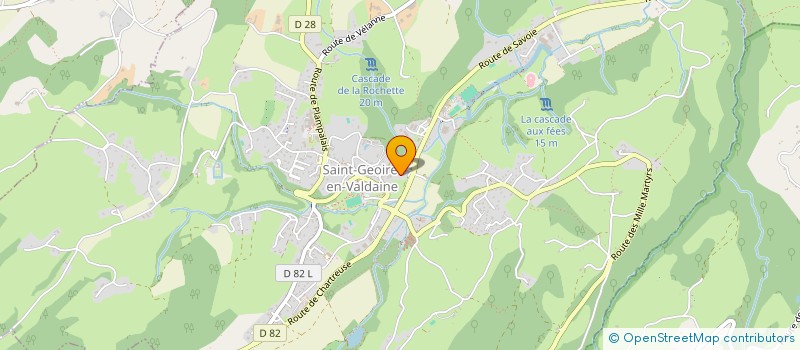 localisation de l'entreprise CLUB NAUTIQUE VALDAINOIS  SAINT-GEOIRE-EN-VALDAINE