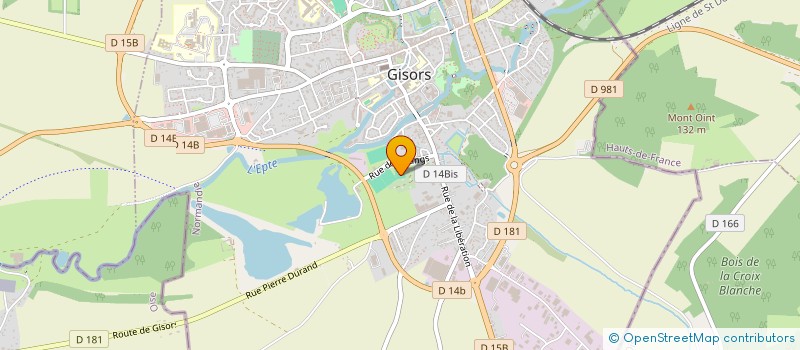 localisation de l'entreprise CLUB NEPTUNE  GISORS