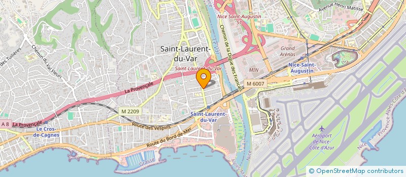 localisation de l'entreprise CLUB NET à SAINT-LAURENT-DU-VAR