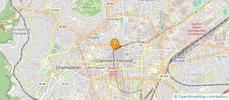 localisation de l'entreprise CLUB NETWORK  CLERMONT-FERRAND