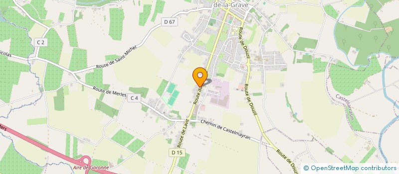 localisation de l'entreprise CLUB NICOLAITE DE DANSE  SAINT-NICOLAS-DE-LA-GRAVE