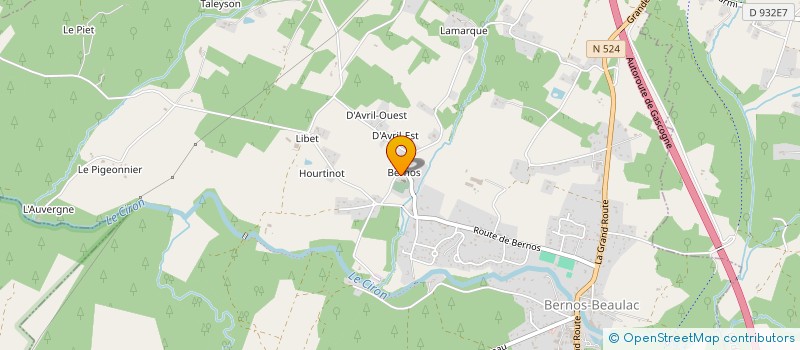 localisation de l'entreprise CLUB NIZAN LOISIRS  LE NIZAN