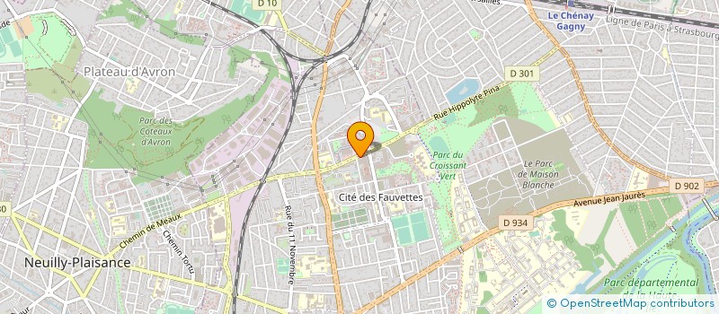 localisation de l'entreprise CLUB NOCEEN PATINAGE VITESSE à NEUILLY-SUR-MARNE