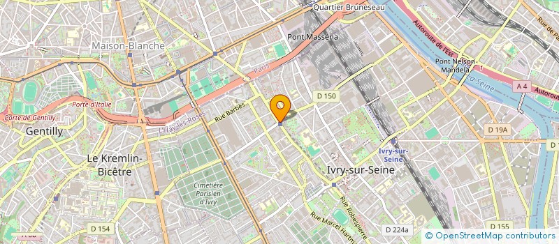 localisation de l'entreprise CLUB NOVA  IVRY-SUR-SEINE