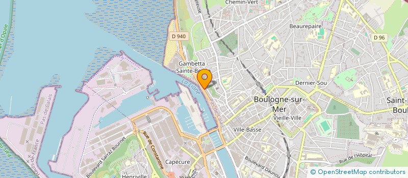 localisation de l'entreprise CLUB OBJECTIF LATINO AMERICAIN à BOULOGNE-SUR-MER