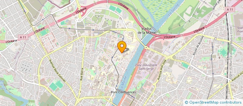 localisation de l'entreprise CLUB OENOLOGIE D'ANGERS à ANGERS