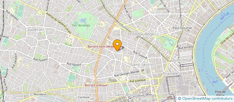 localisation de l'entreprise CLUB OFFICE à BORDEAUX