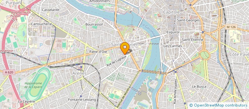 localisation de l'entreprise CLUB OLIVIER  TOULOUSE