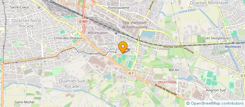 localisation de l'entreprise CLUB OLYMPIQUE AVIGNON à AVIGNON