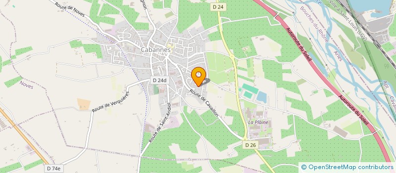 localisation de l'entreprise CLUB OLYMPIQUE CABANNAIS  CABANNES