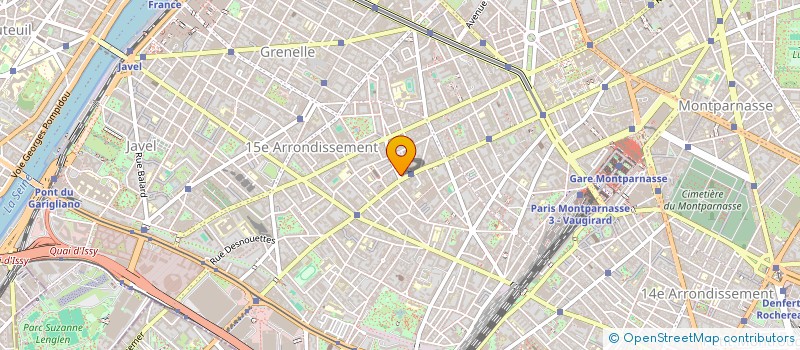 localisation de l'entreprise CLUB OLYMPIQUE DE LUTECE  PARIS