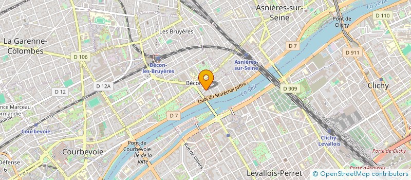 localisation de l'entreprise CLUB OLYMPIQUE DE VILLENEUVE LA GARENNE DES SOURDS à VILLENEUVE-LA-GARENNE