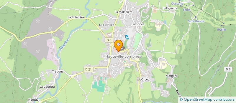 localisation de l'entreprise CLUB OLYMPIQUE DU PLATEAU à PLATEAU D'HAUTEVILLE