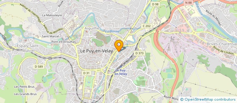 localisation de l'entreprise CLUB OLYMPIQUE LE PUY RUGBY à LE PUY-EN-VELAY