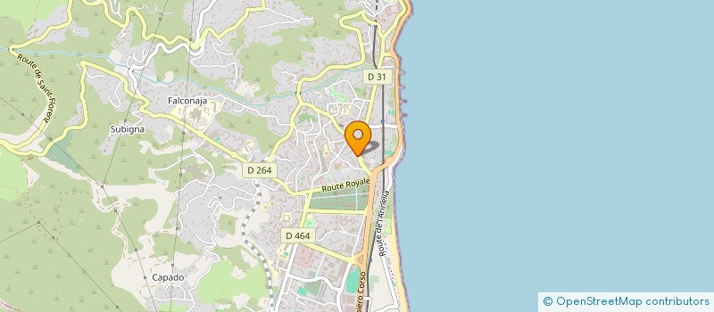 localisation de l'entreprise CLUB OMNI SPORTS MEDICAL ET DES ORGANISMES DE SANTE à BASTIA