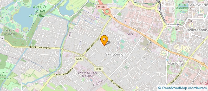 localisation de l'entreprise CLUB OMNISPORT ARNAUNE à TOULOUSE