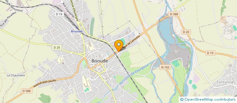 localisation de l'entreprise CLUB OMNISPORT BRIVADOIS à BRIOUDE