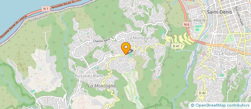 localisation de l'entreprise CLUB OMNISPORT DE LA MONTAGNE à SAINT-DENIS