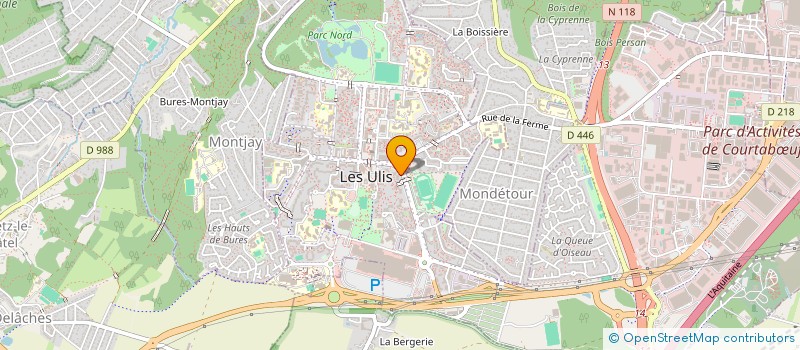 localisation de l'entreprise CLUB OMNISPORT DES ULIS à LES ULIS