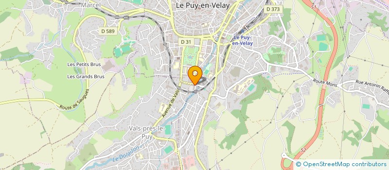 localisation de l'entreprise CLUB OMNISPORT DU PUY à LE PUY-EN-VELAY