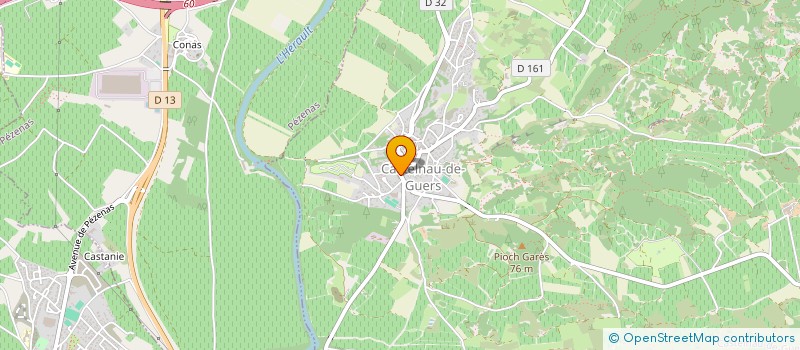 localisation de l'entreprise CLUB OMNISPORTS CASTELNAULAIS  CASTELNAU-DE-GUERS