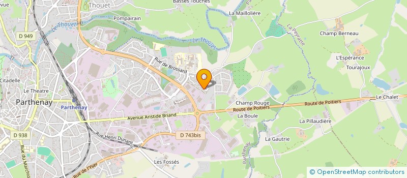 localisation de l'entreprise CLUB OMNISPORTS CULTUREL ET CANTONNAL  VASLES