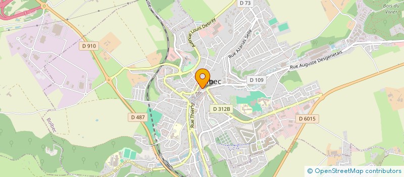 localisation de l'entreprise CLUB OMNISPORTS DE BOLBEC ATHLETISME  BOLBEC