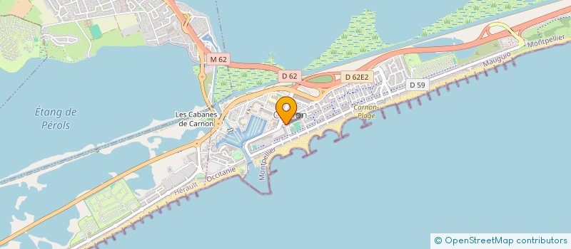 localisation de l'entreprise CLUB OMNISPORTS DE CARNON TAI CHI CHUAN  MAUGUIO