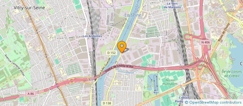 localisation de l'entreprise CLUB OMNISPORTS DES ELECTRICIENS ET GAZIERS DE FRANCE  ALFORTVILLE