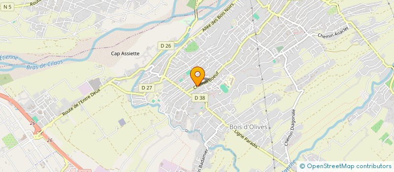 localisation de l'entreprise CLUB OMNISPORTS QUARTIERS SAINT PIERRE  SAINT-PIERRE