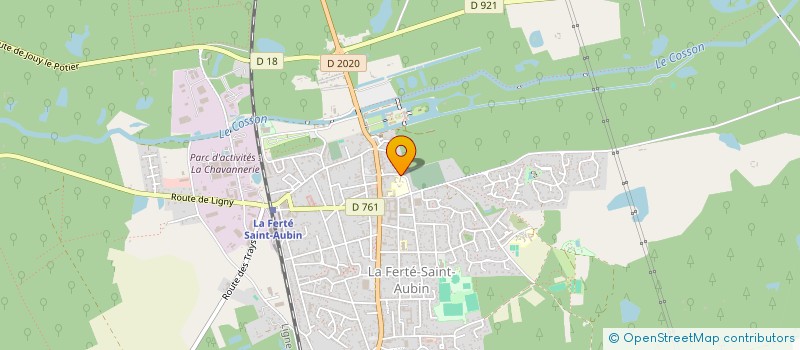 localisation de l'entreprise CLUB OMNISPORTS SOLOGNOT à LA FERTE-SAINT-AUBIN