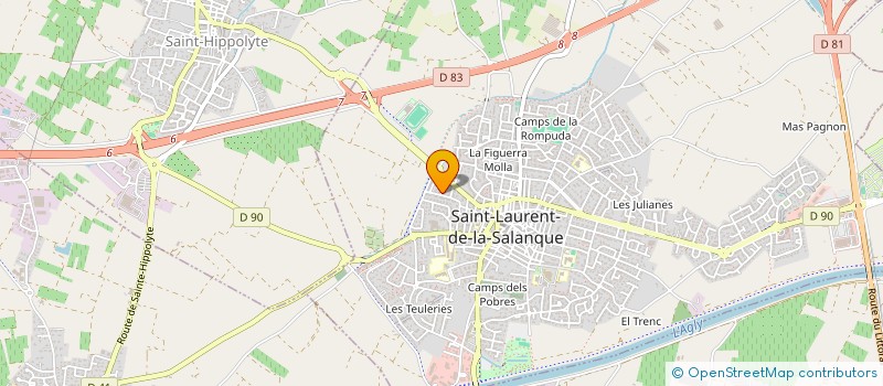 localisation de l'entreprise CLUB OPTICASSOUS  SAINT-LAURENT-DE-LA-SALANQUE