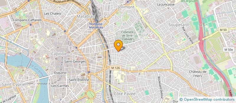 localisation de l'entreprise CLUB OPTIMISTE  TOULOUSE