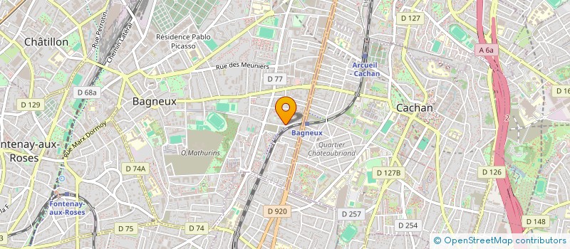 localisation de l'entreprise CLUB ORCO à BAGNEUX