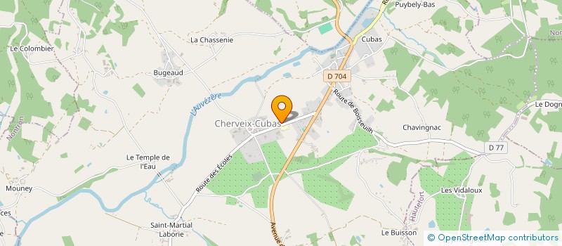 localisation de l'entreprise CLUB OVALIE CHERVEIX-CUBAS  CHERVEIX-CUBAS