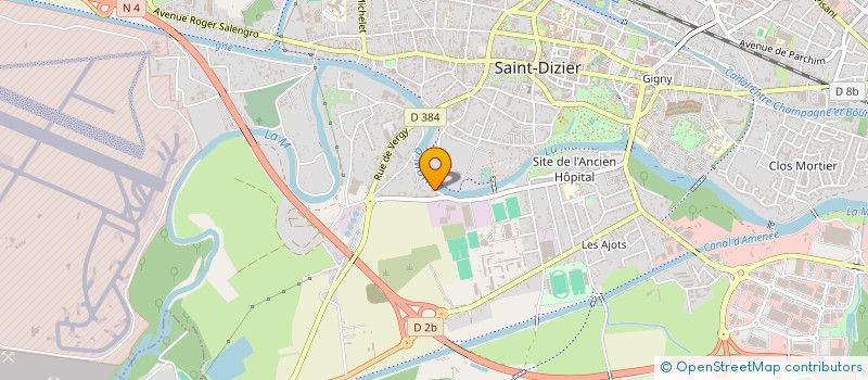 localisation de l'entreprise CLUB OVALIE DE SAINT DIZIER à SAINT-DIZIER