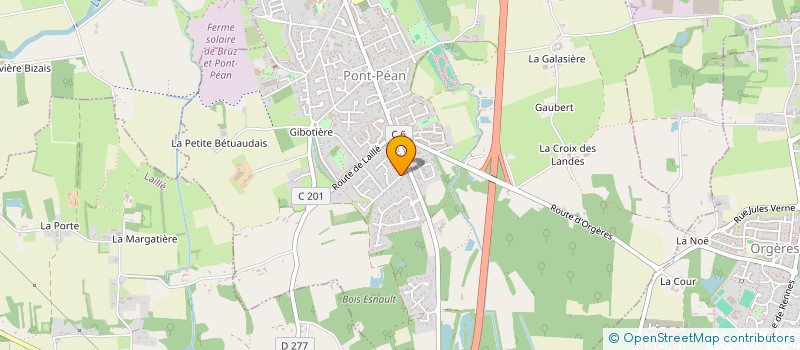 localisation de l'entreprise CLUB PARACHUTISME SPORTIF ILLE ET VILAIN  PONT-PEAN