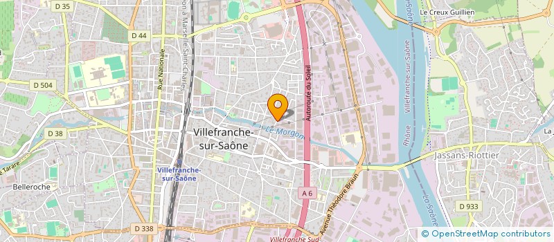 localisation de l'entreprise CLUB PARACHUTISTE DU BEAUJOLAIS à VILLEFRANCHE-SUR-SAONE