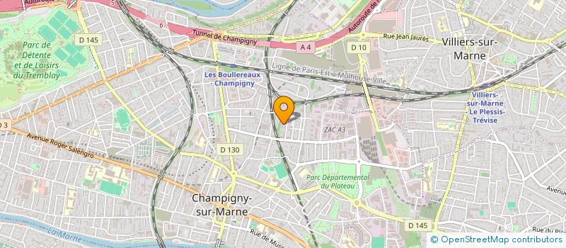 localisation de l'entreprise CLUB PARE-BRISE à CHAMPIGNY-SUR-MARNE