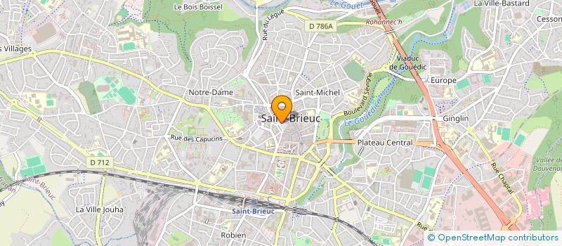 localisation de l'entreprise CLUB PHILATELIQUE BRIOCHIN à SAINT-BRIEUC