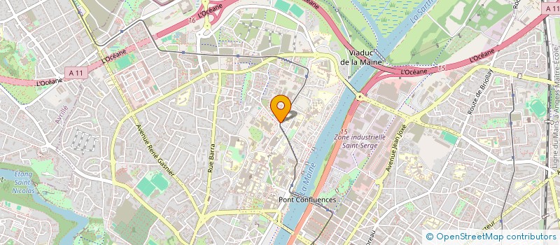 localisation de l'entreprise CLUB PHILATELIQUE ET NUMISMATIQUE DE L'ANJOU à ANGERS