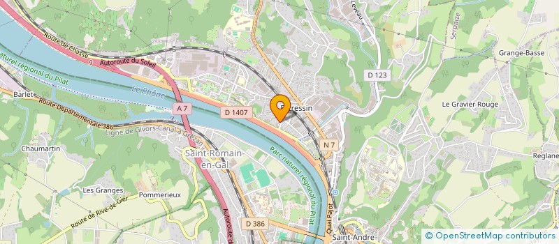 localisation de l'entreprise CLUB PHILATELIQUE VIENNOIS  VIENNE