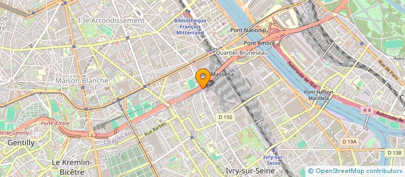 localisation de l'entreprise CLUB PHOTO CHEMINOTS DE PARIS AUSTERLTZ  PARIS