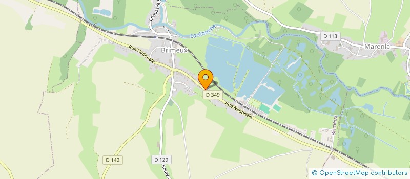 localisation de l'entreprise CLUB PHOTO DE BRIMEUX  BRIMEUX