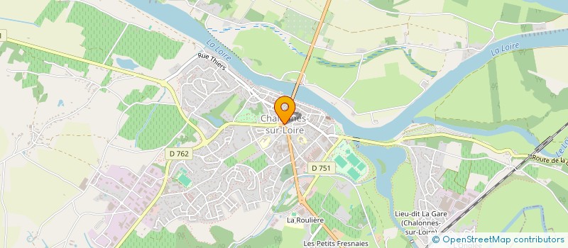 localisation de l'entreprise CLUB PHOTO DE CHALONNES SUR LOIRE  CHALONNES-SUR-LOIRE