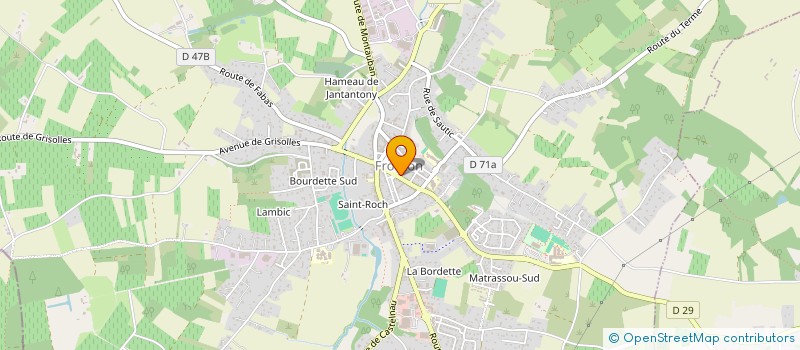 localisation de l'entreprise CLUB PHOTO DE FRONTON  FRONTON