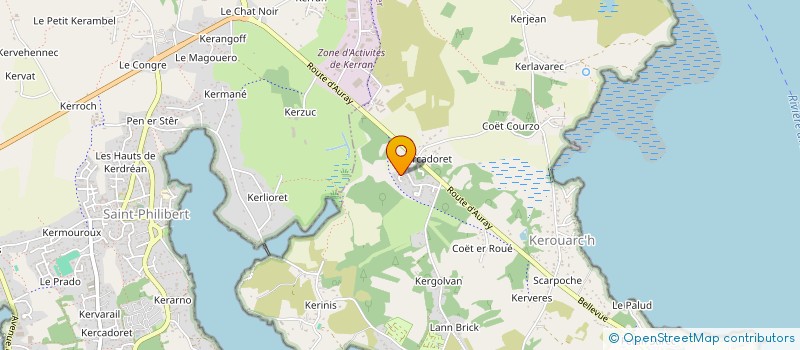 localisation de l'entreprise CLUB PHOTO DES MEGA-CLICS  LOCMARIAQUER